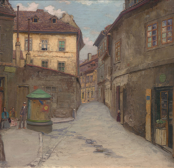 Jan Minařík – Pohled do Masařské ulice 