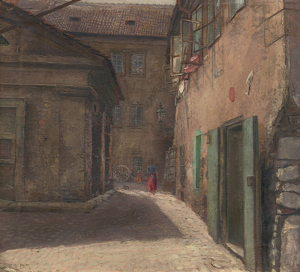 Jan Minařík – Pohled do Masařské ulice 