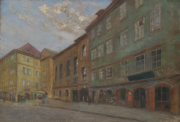 Jan Minařík – Pohled do Josefovské ulice 