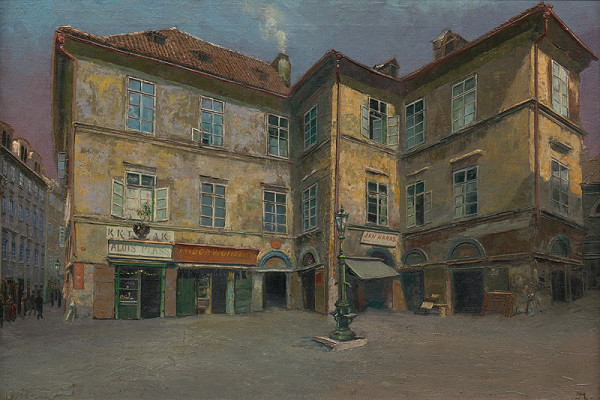 Jan Minařík – Dům na křižovatce ulic Jáchymovy a Úzké (dnes Maiselova) 