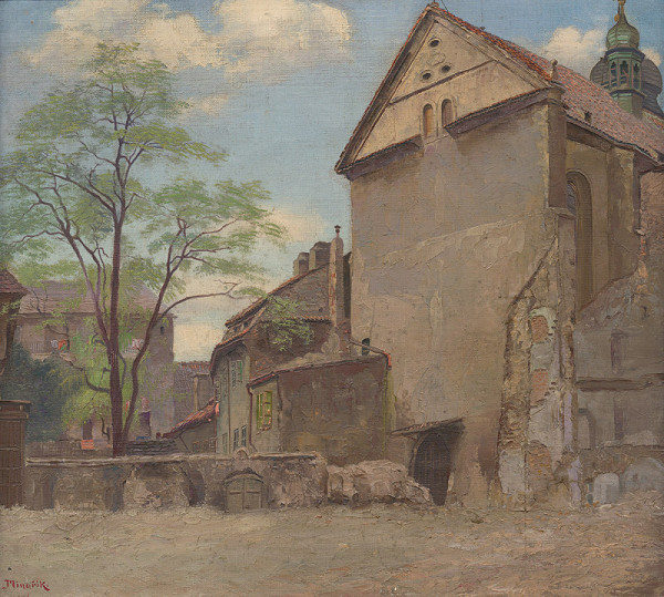 Jan Minařík – Kostel sv. Ducha, západní průčelí 