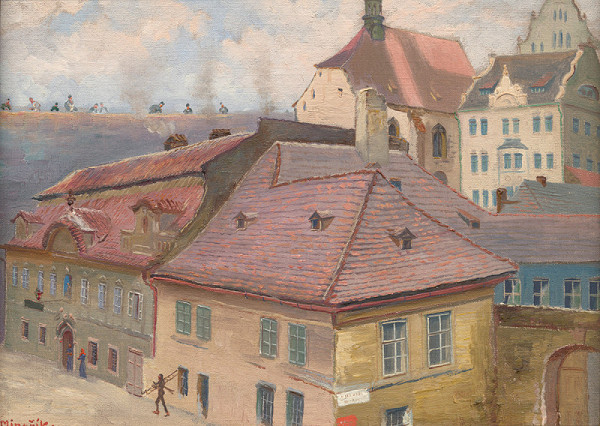 Jan Minařík – Pohled z Podskalské ulice 
