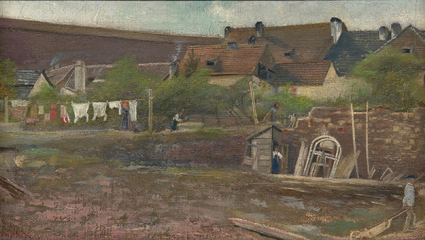 Jan Minařík – Pohled ze starého Podskalí 