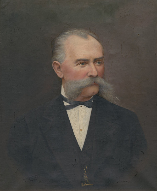 Neznámy autor – Portrét Ignáce Machulky, otec cestovatele a fotografa Bedřicha Machulky 