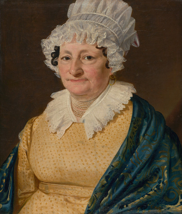 Antonín Machek – Portrét Kateřiny Pštrosové (?) 