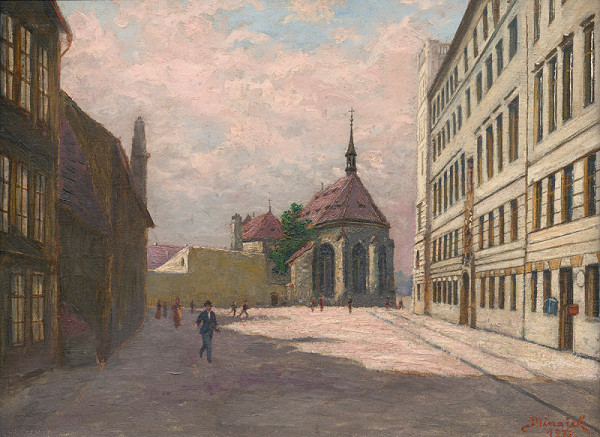 Jan Minařík – Anežský klášter a budova ministerstva obchodu 