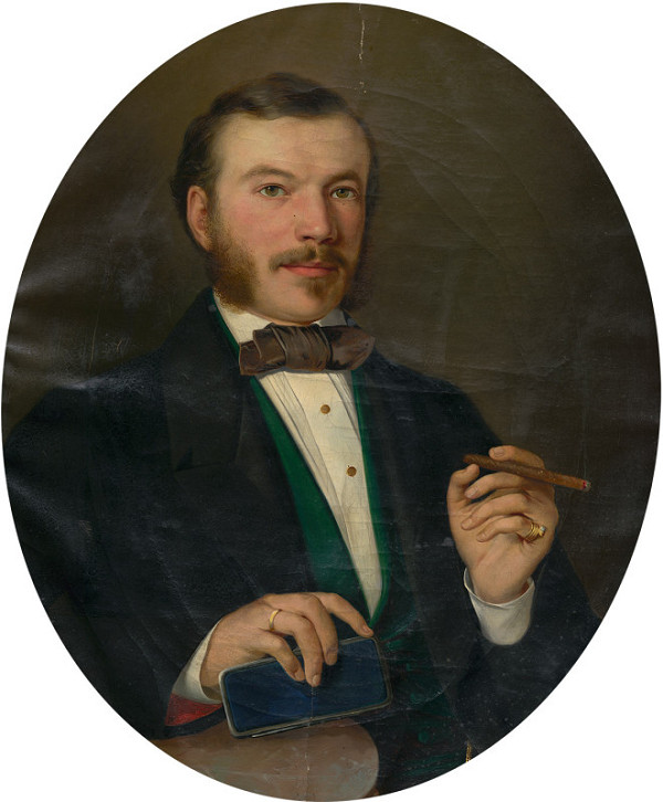 Neznámy autor – Portrét Karla Sedmíka, pražského obchodníka plátenickým zbožím 