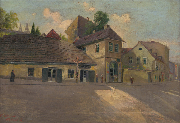 Jan Minařík – Pohled do Vratislavovy ulice 