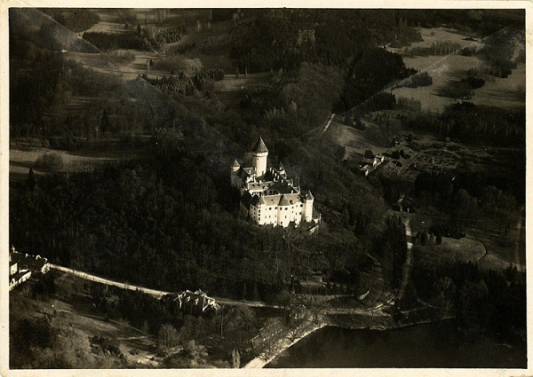 neznámý – bez názvu (letecká fotografie Konopiště a okolí) 