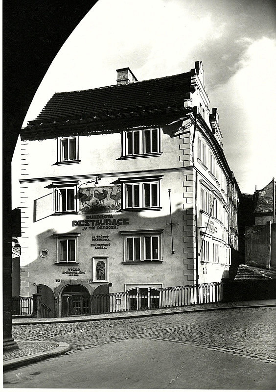 Rudolf Bruner-Dvořák – Restaurace U Tří pštrosů v Praze 