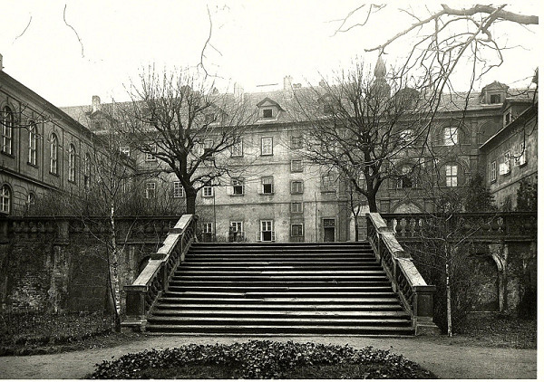 Rudolf Bruner-Dvořák – Praha - zahrada bývalého kláštera Anglických panen 