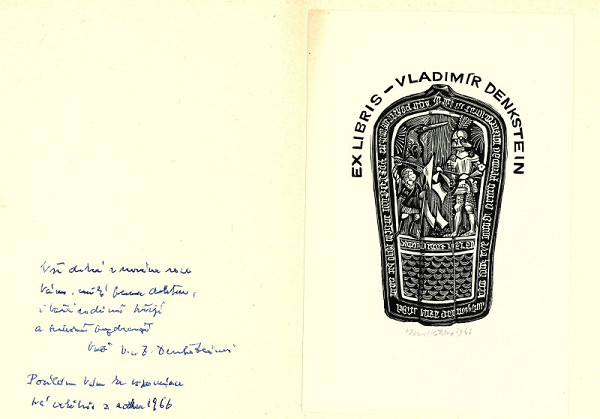 Emil Kotrba, Vladimír Denkstein – Exlibris - Vladimír Denkstein