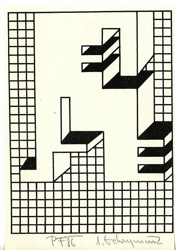 Leonid Ochrymčuk – grafika; bez názvu 