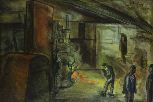 Václav Hejna – Tavení železa 