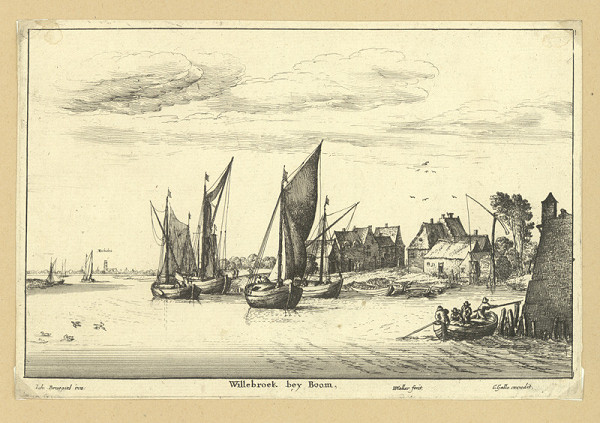 Václav Hollar – Willebroek bei Boom, podle Jana Brueghela 