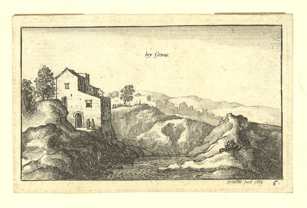 Václav Hollar – Bey Genua – Krajina u Janova – Itálie 