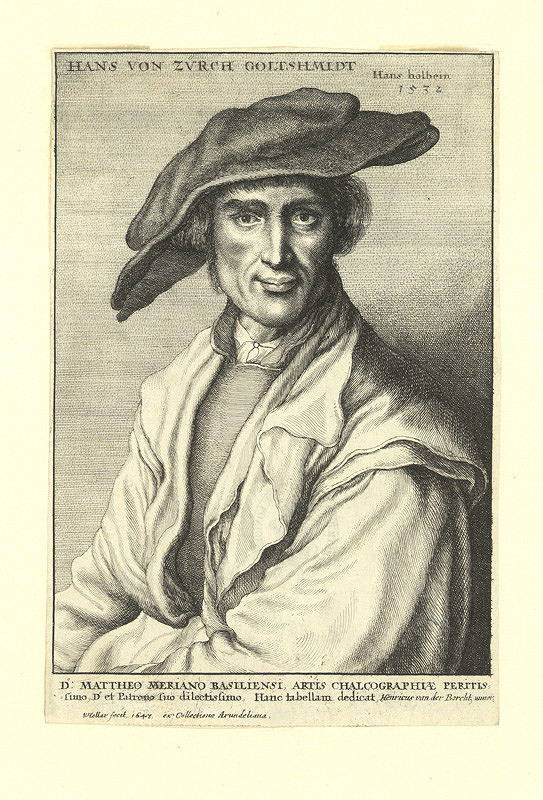 Václav Hollar – Hans von Zürich, podle Hanse Holbeina 