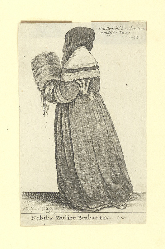 Václav Hollar – Nobilis Mulier Brabantica / Brabantská šlechtična 