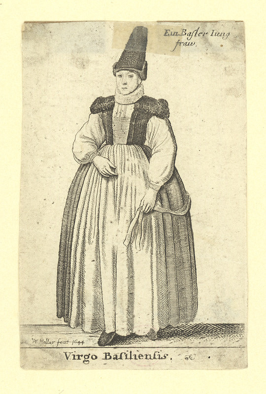 Václav Hollar – Virgo Basiliensis / Basilejská panna 