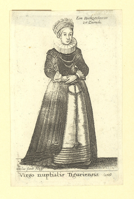 Václav Hollar – Virgo nuptialis Tiguriensis / Curyšská nevěsta 
