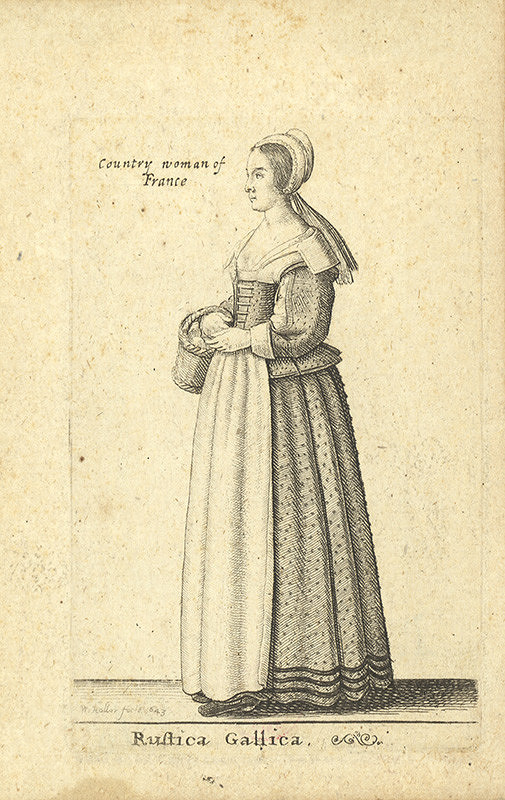 Václav Hollar – Rustica Gallica / Francouzská venkovanka 