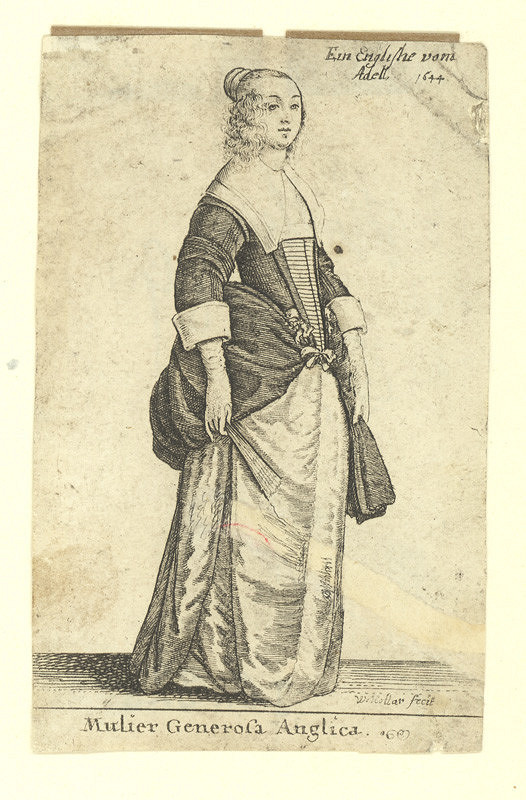Václav Hollar – Mulier Generosa Anglica / Vznešená anglická žena 