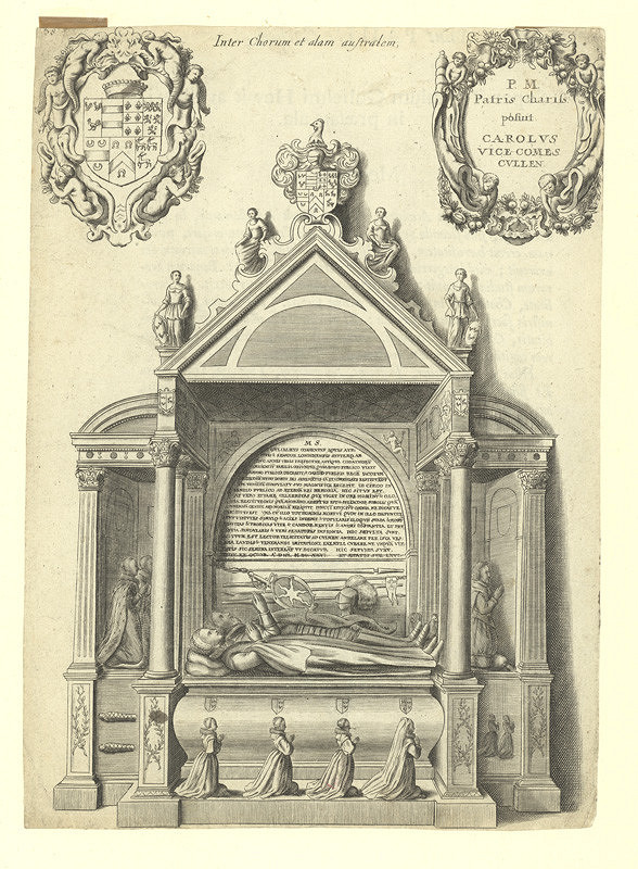 Václav Hollar – Náhrobek Karla hraběte Cullena 