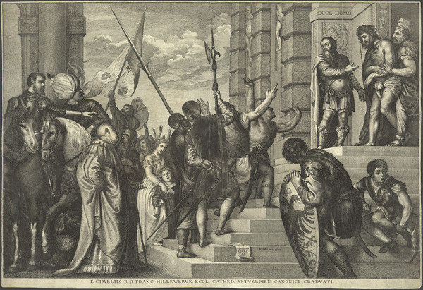 Václav Hollar – Ecce Homo, podle Tiziana 