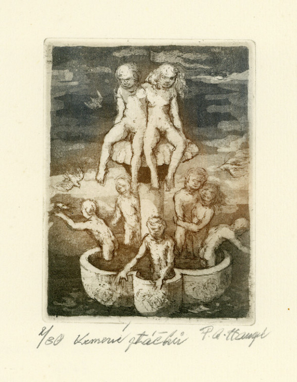 Petr Alois Hampl – Exl, Krmení ptáčků 