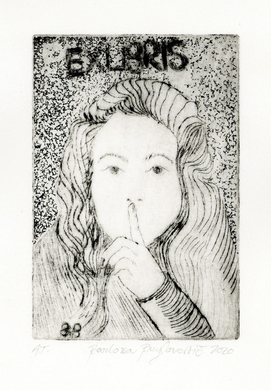 Barbora Bieylonovič – Ex libris BB, Fáze ženy I., ze série Ticho 