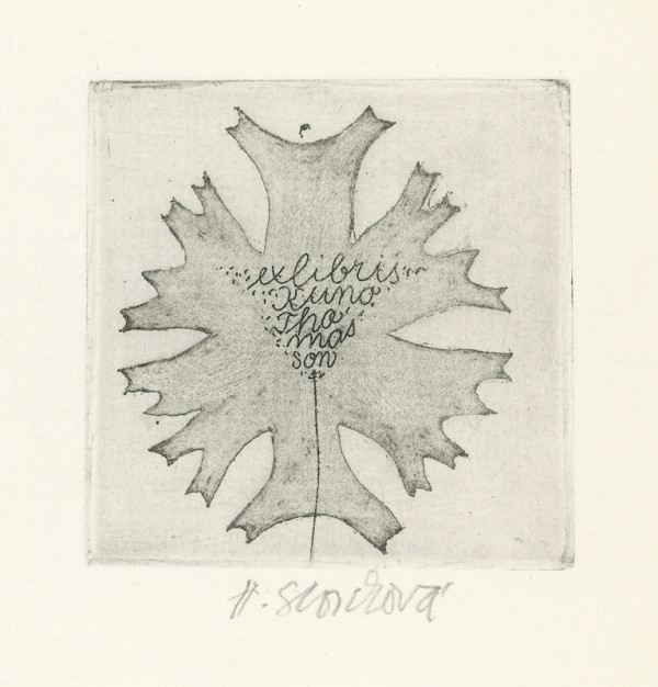 Hana Storchová – Ex libris Kuno Thomasson 