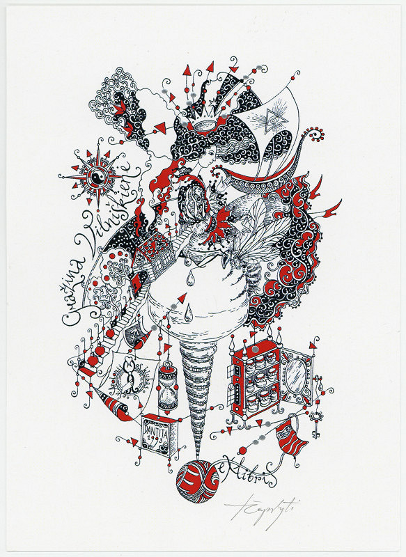 Aušra Čapskytė-Šarauskienė – Ex libris Gražina Vilniškiené 