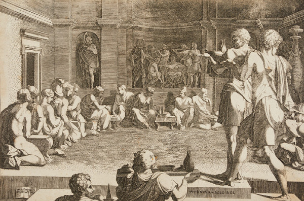 Domenico del Barbiere – Antická hostina (podle Francesca Primaticcia) 