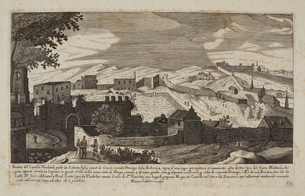 Aegidius Sadeler – Pohled na Vyšehrad 
