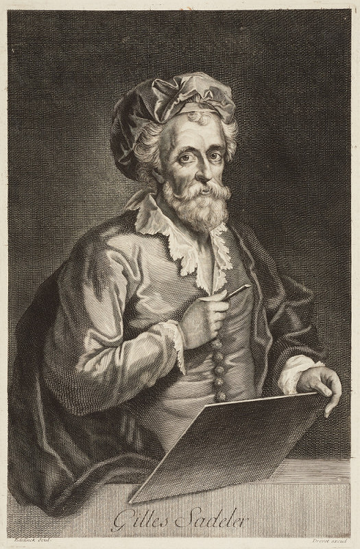 Gerard Edelinck – Podobizna rytce Aegidia Sadelera (podle Dreveta) 