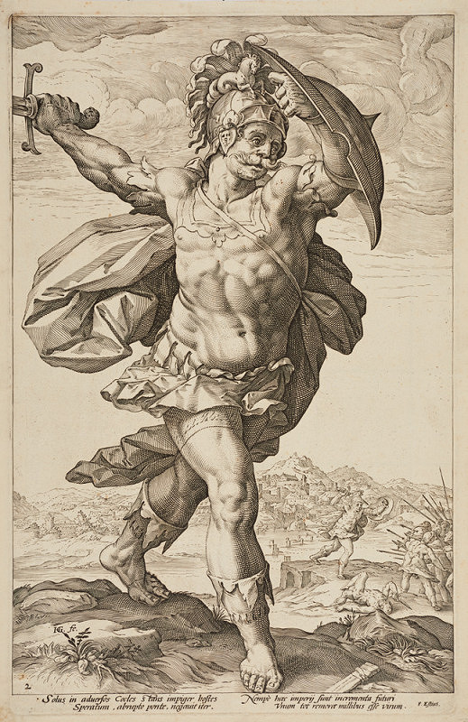 Hendrick Goltzius – Horace Cocles 