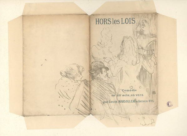 Henri de Toulouse-Lautrec – Obálka Hors les Lois 