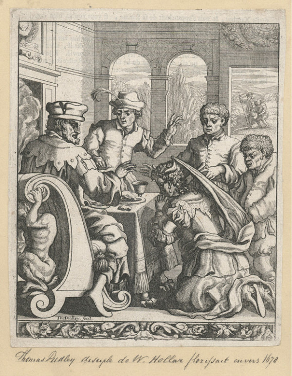 Thomas Dudley – Ilustrace ke knize Aezop´s Fables with his life (podle Francise Barlowa) 