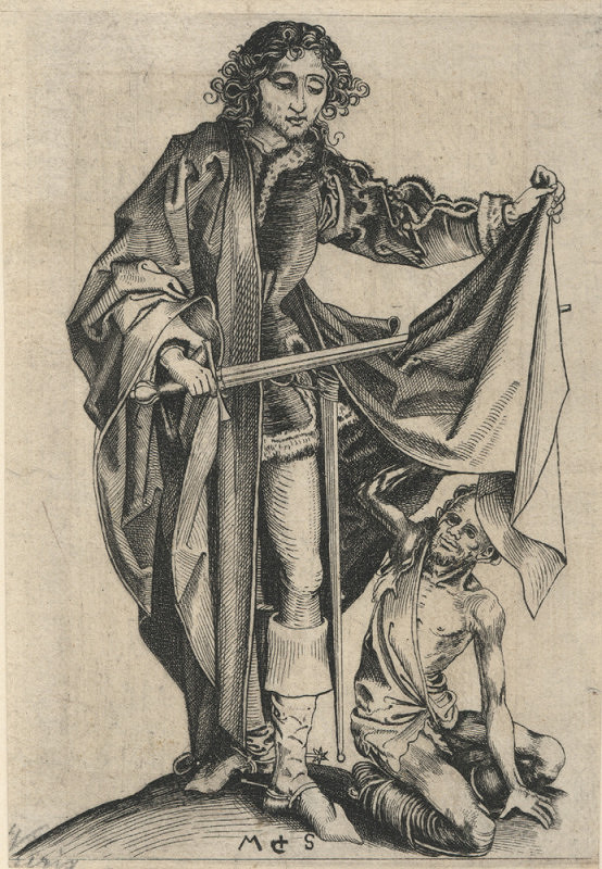 Martin Schongauer – Svatý Martin 