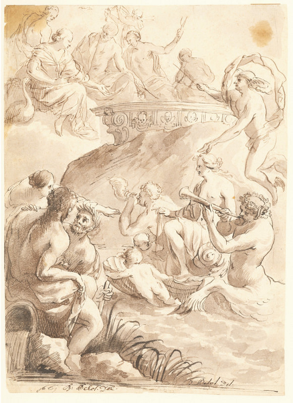 B. Belot – Zasnoubení Pélea a Thetidy 