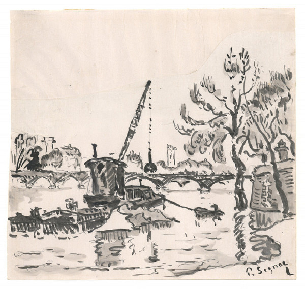 Paul Signac – Bagr na Sieně 