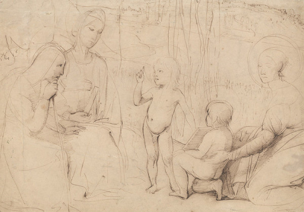 Jean Auguste Dominique Ingres – Svatá rodina 