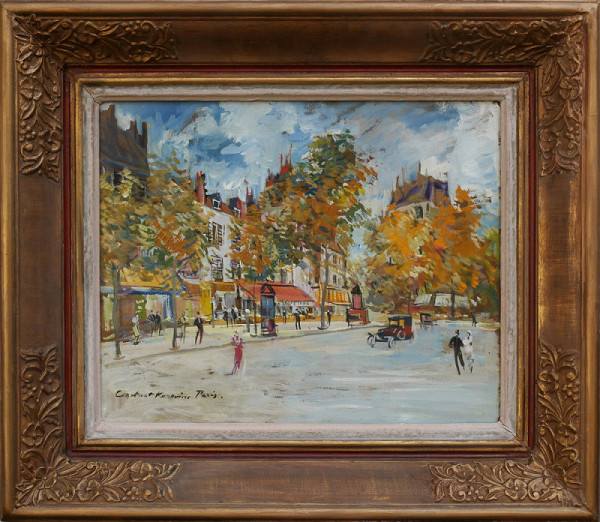 Konstantin Aleksejevič Korovin – Pařížská ulice 