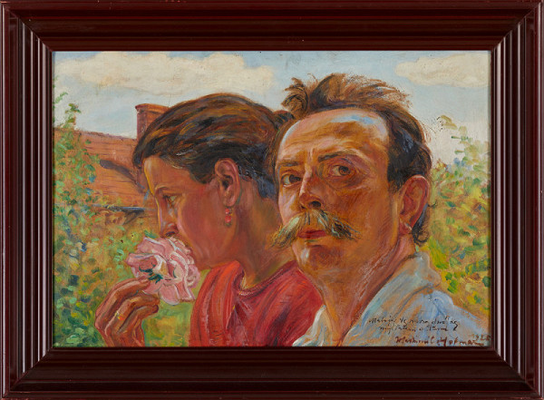 Wlastimil Hofman – Autoportrét s chotí 