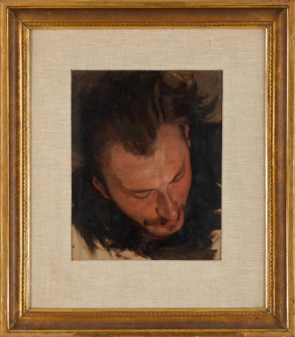 Viktor Barvitius – Portrét Adolfa Kosárka (studie k obrazu Bitva u Kresčaku) 