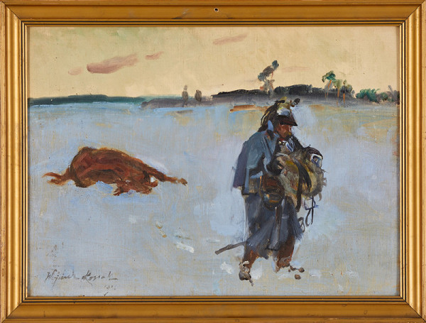 Wojciech Kossak – Padlý kůň 