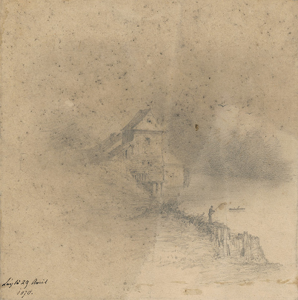 Ladislav Mednyánszky – Mlyn s rybárom 