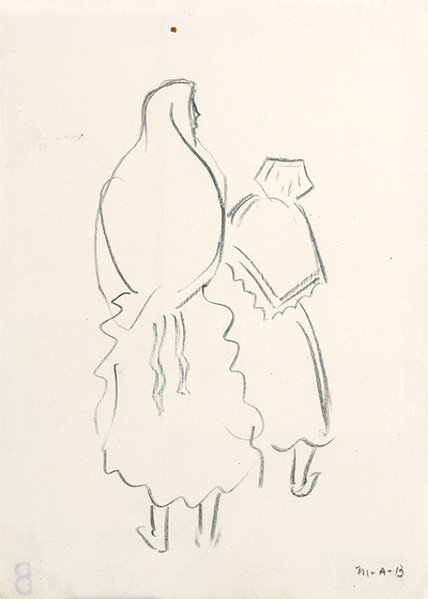 Miloš Alexander Bazovský – Dve ženy v šatke 