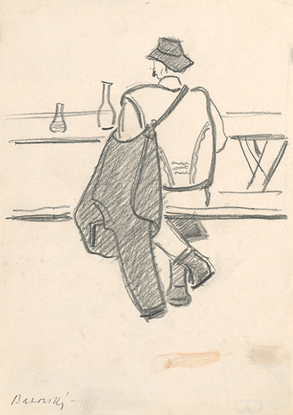 Miloš Alexander Bazovský – V hostinci za stolom 