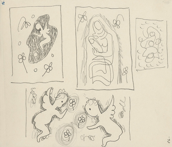 Mikuláš Galanda – Štúdie materstva a anjeli 